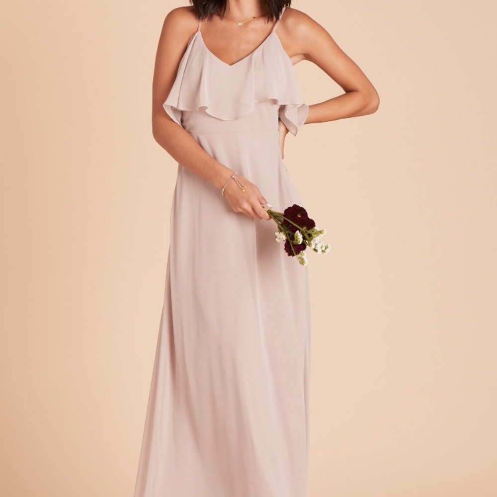 Burst Grey Jane Convertible dress in Taupe.